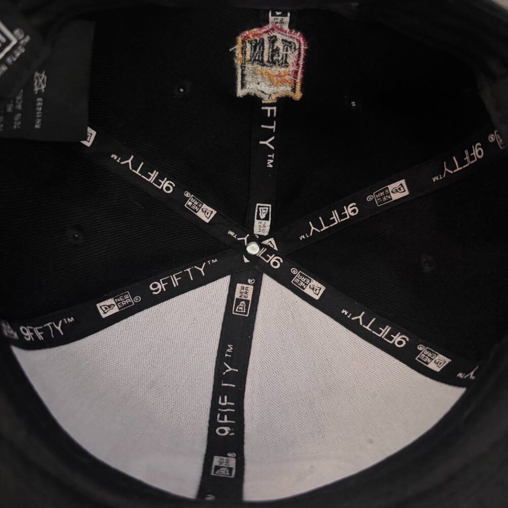 New Era San Francisco 49ers 9FIFTY Snapback Black Dim Style Logo Hat - Picture 8 of 8
